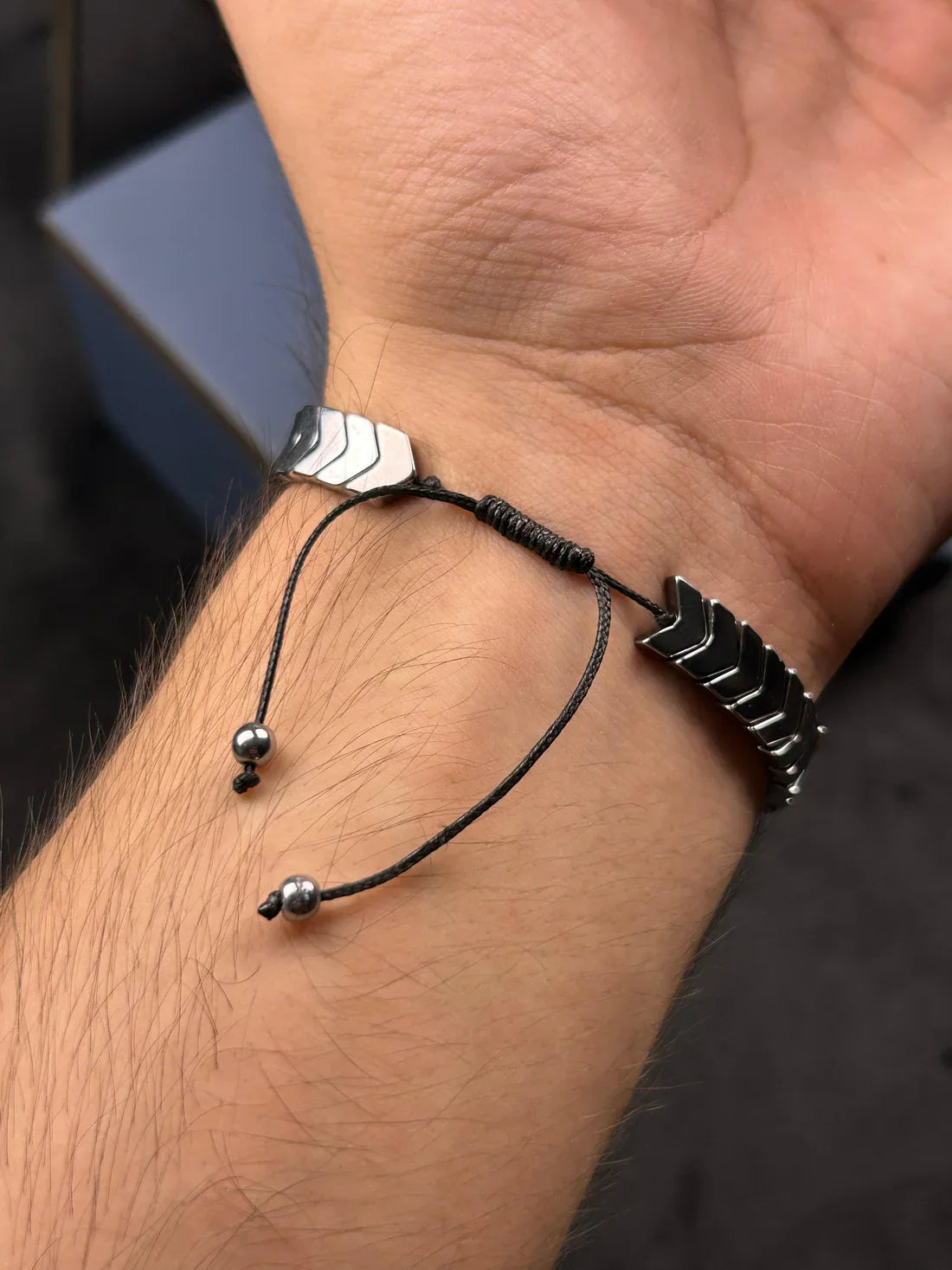 Onyx Arrow Bracelet