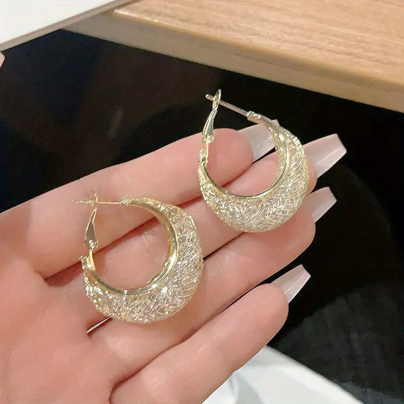 Zircon Drop Earrings