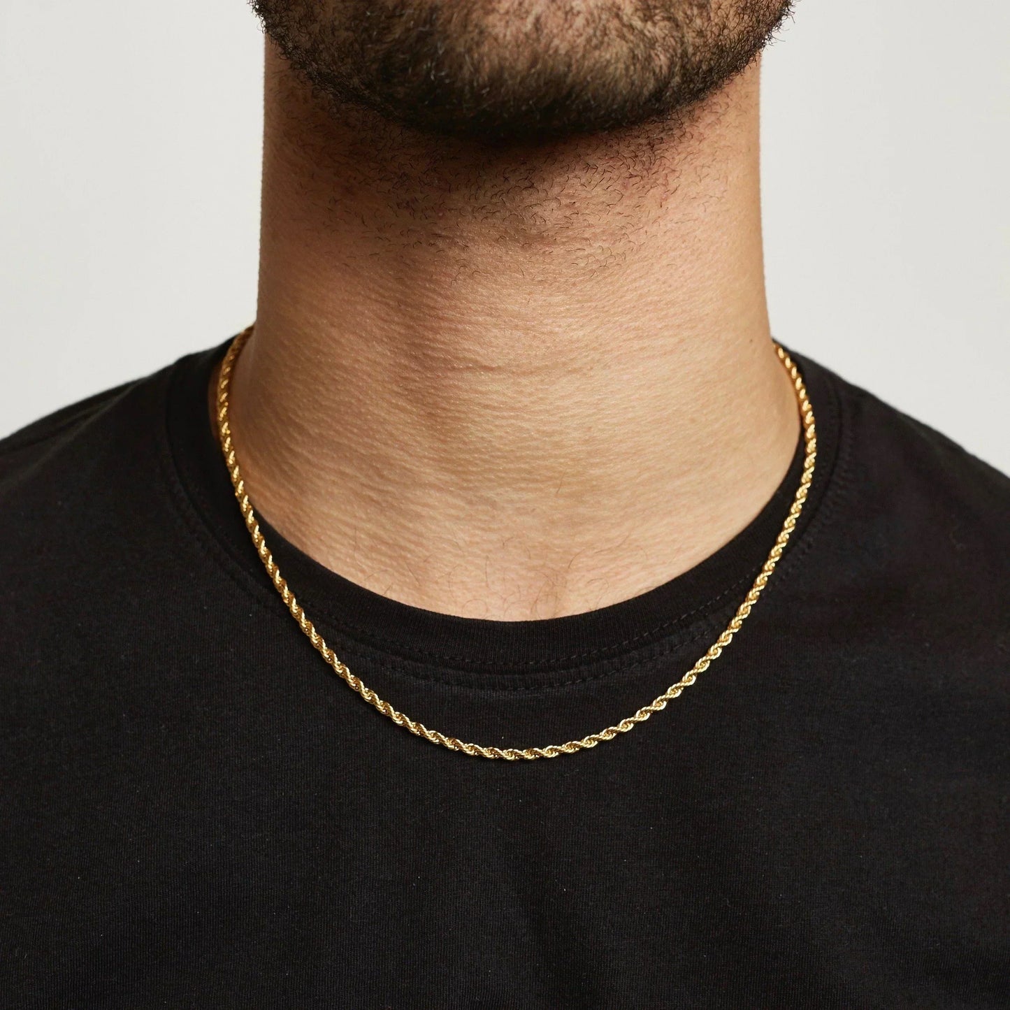 3mm Rope Chain - Gold