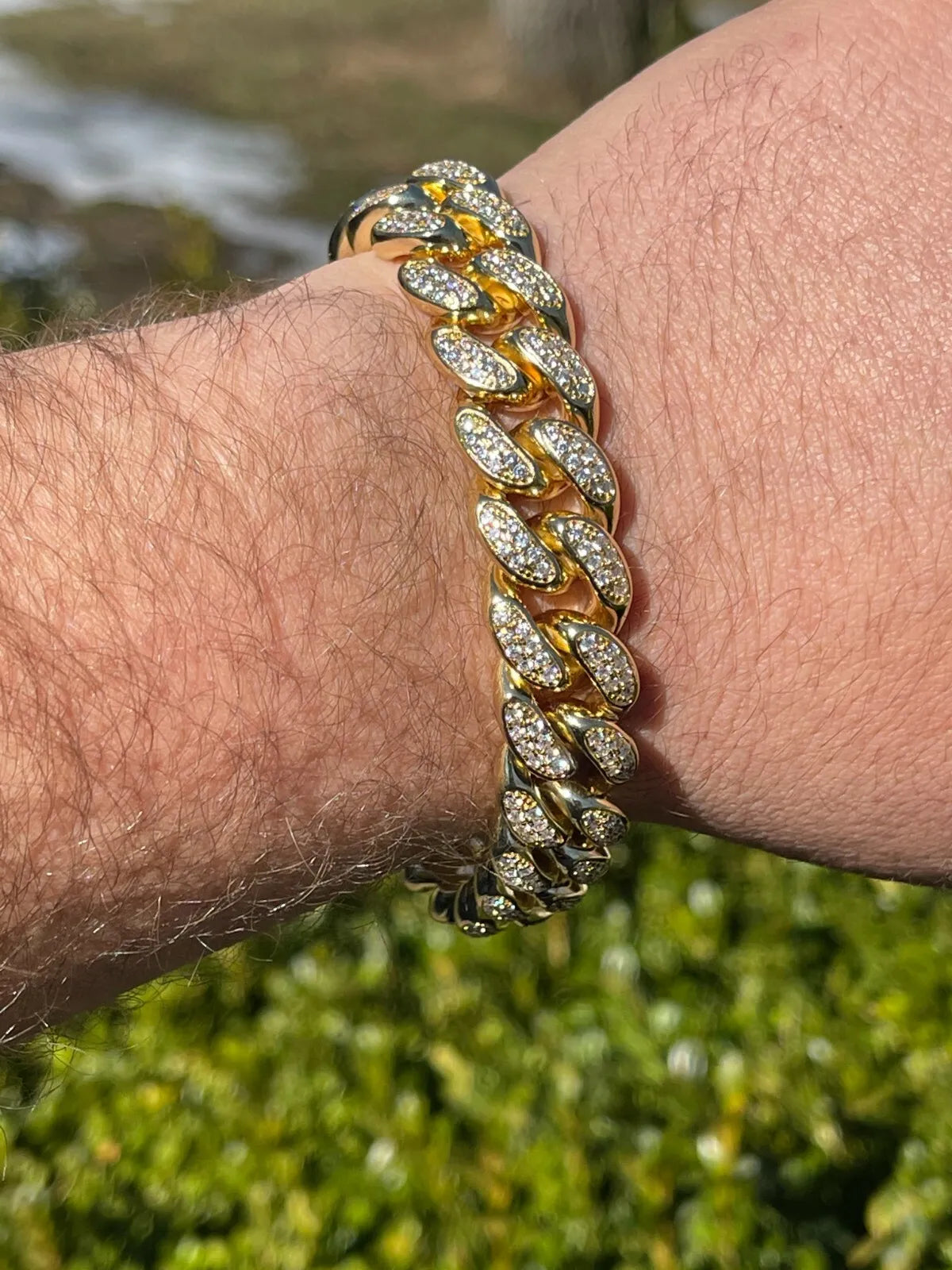 ICED OUT CUBAN BRACELET