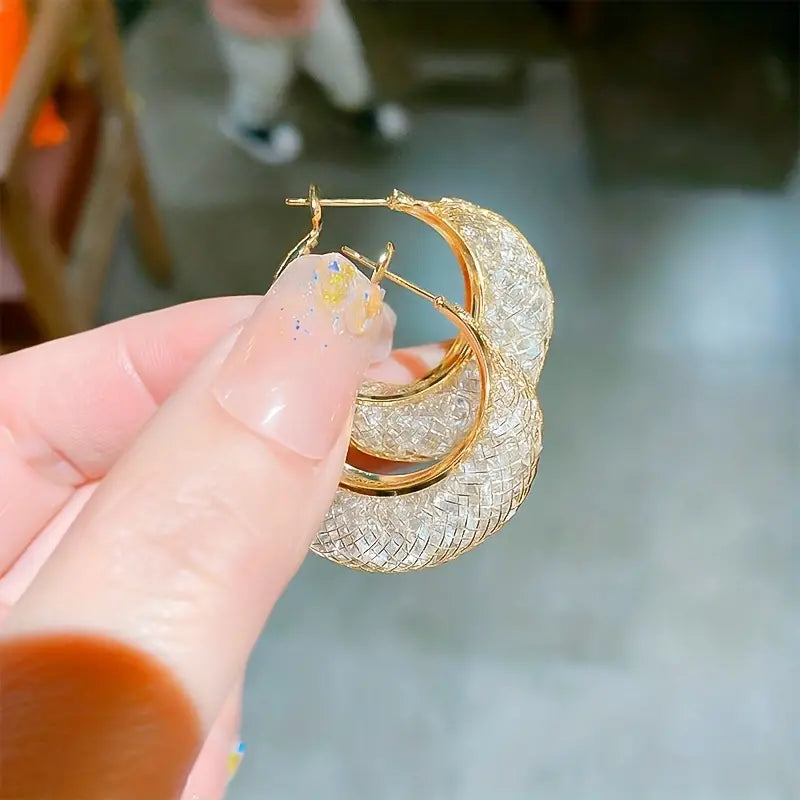 Zircon Drop Earrings