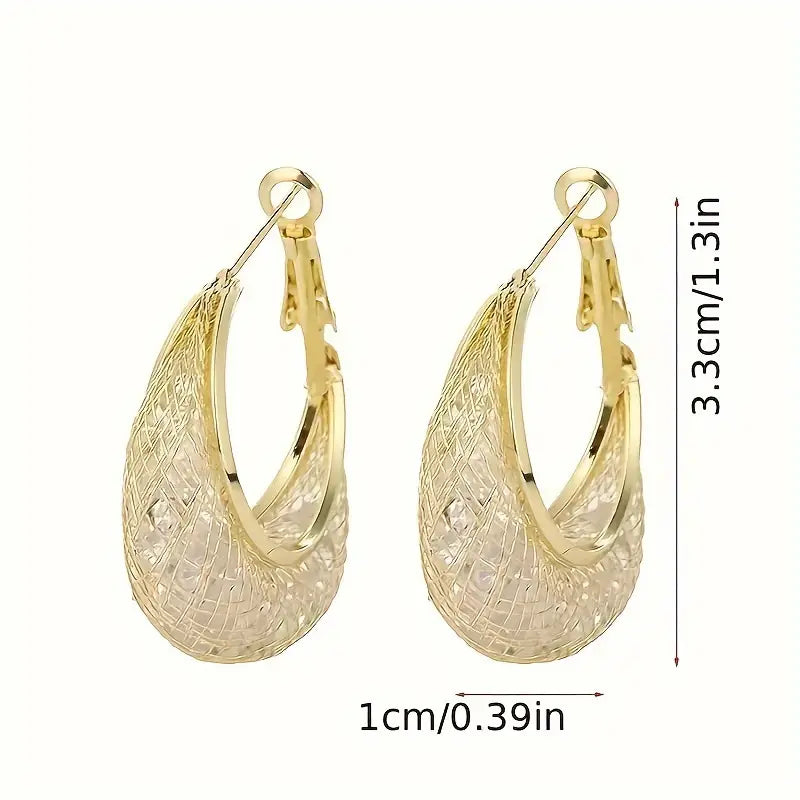 Zircon Drop Earrings