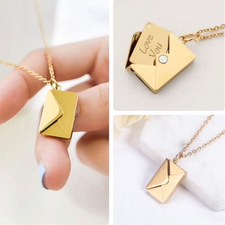 Envelope Love Necklace