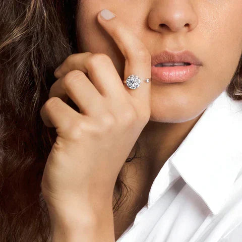 Crystal Rotating Ring (Adjustable Size)