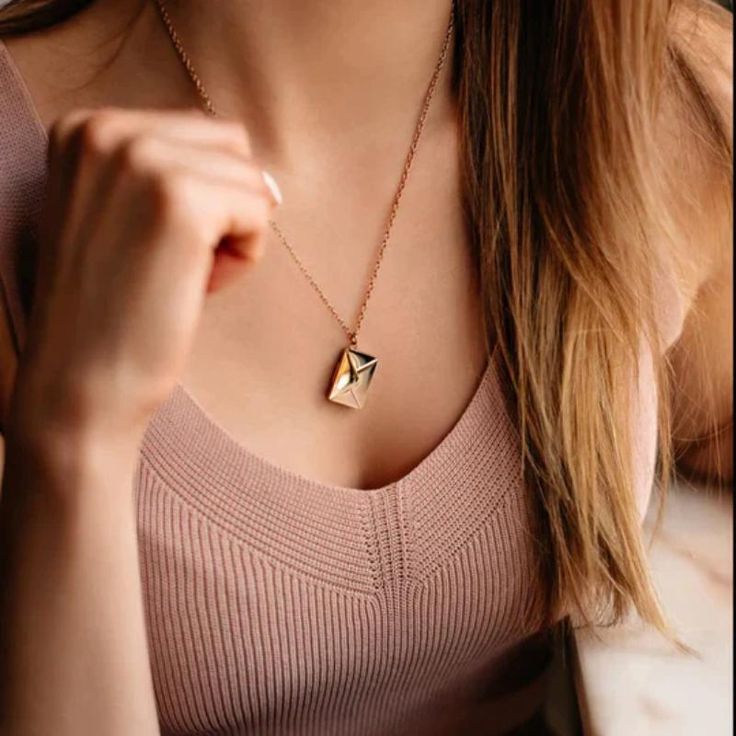 Envelope Love Necklace