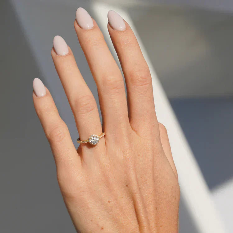 Scarlet Engagment ring gold plated