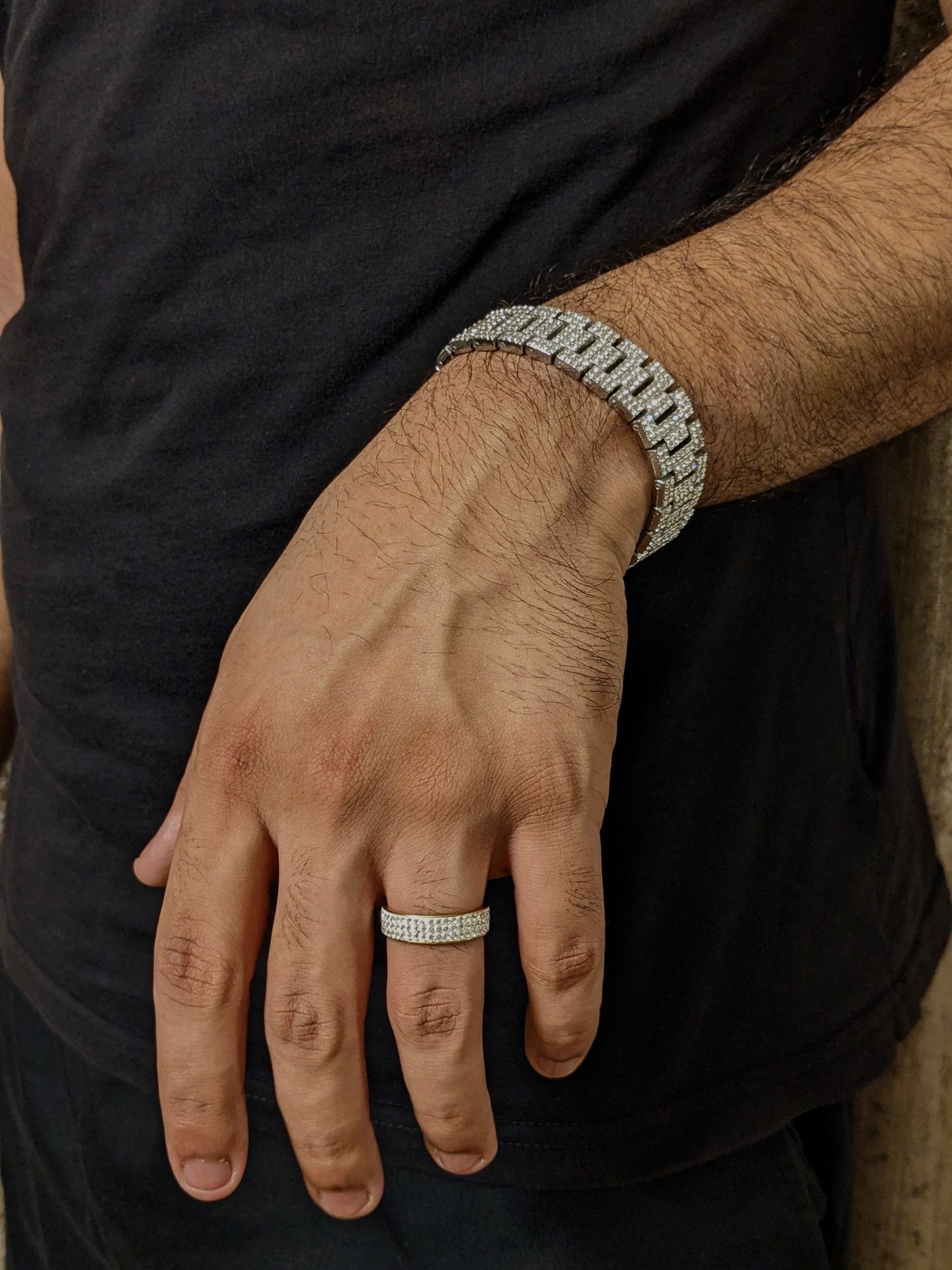 JUBILEE LINK ICED OUT BRACELET