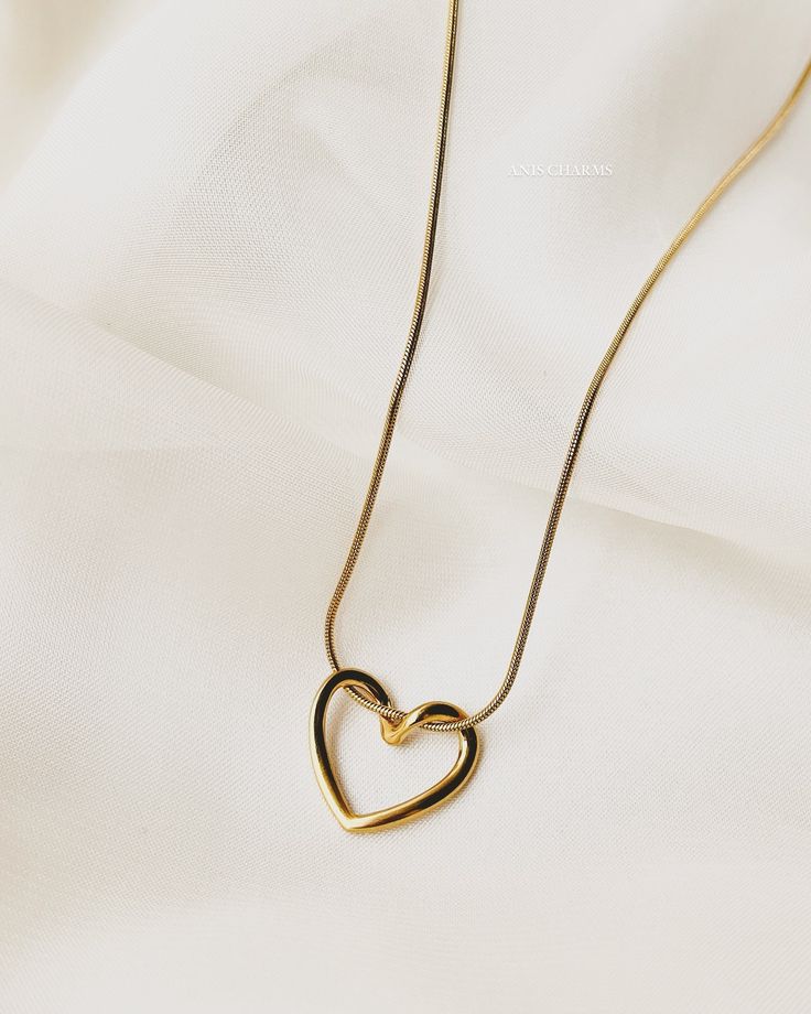 Eternal Heart Charm Necklace