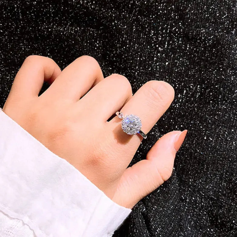 Crystal Rotating Ring (Adjustable Size)