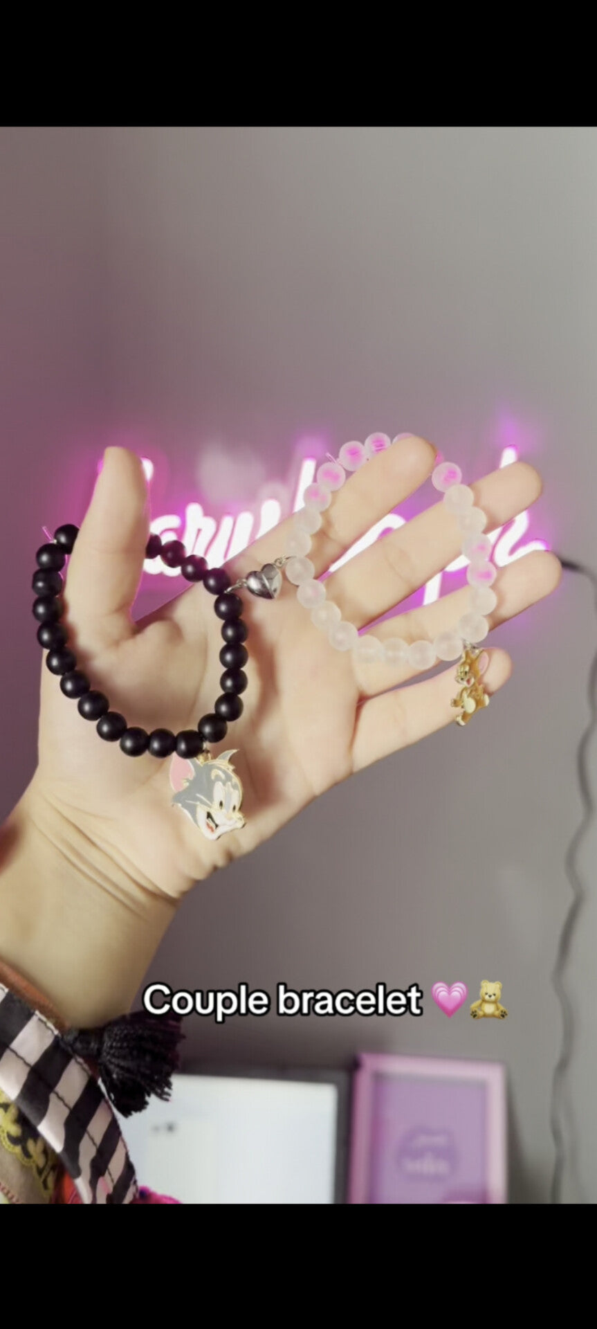 tom and jerry couple bracelet