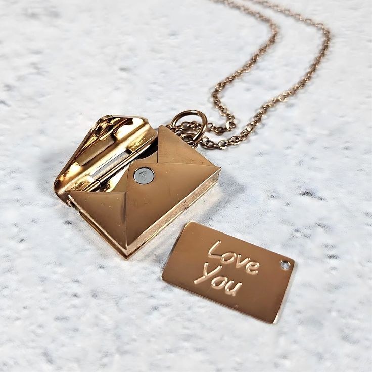 Envelope Love Necklace