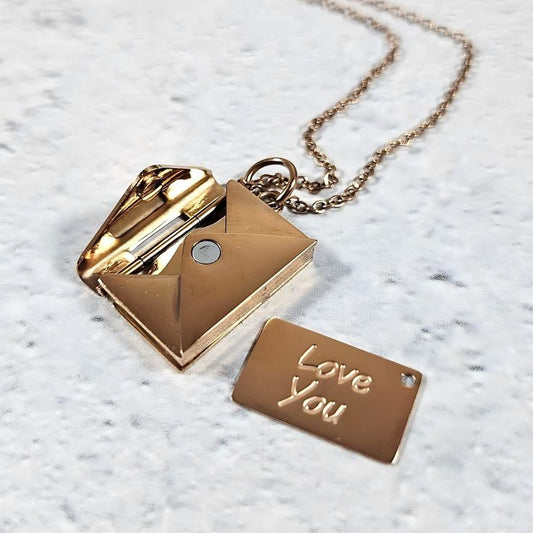 Envelope Love Necklace