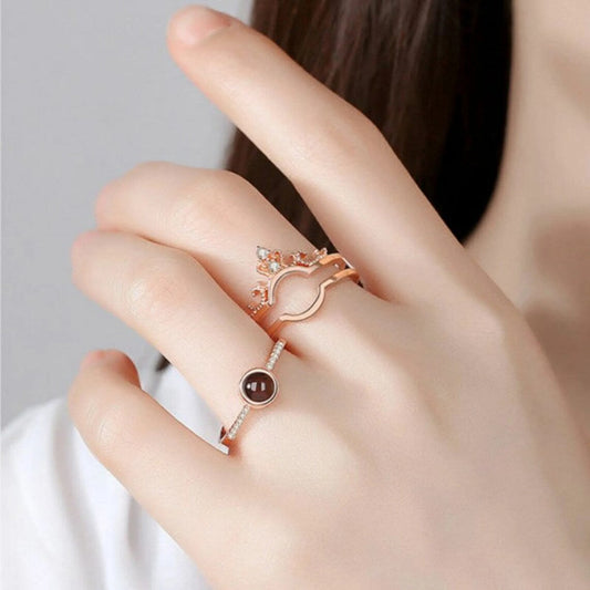 Imported™ I Love You In 100 Languages Elegance ring